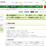 「あはき・柔整は国家資格」85％認識、埼玉県が意識調査