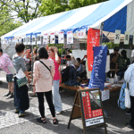 『アースデイ東京2025』でモクサアフリカがお灸体験
