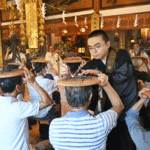 京都・三寳寺で恒例の暑気封じほうろく灸祈祷開催