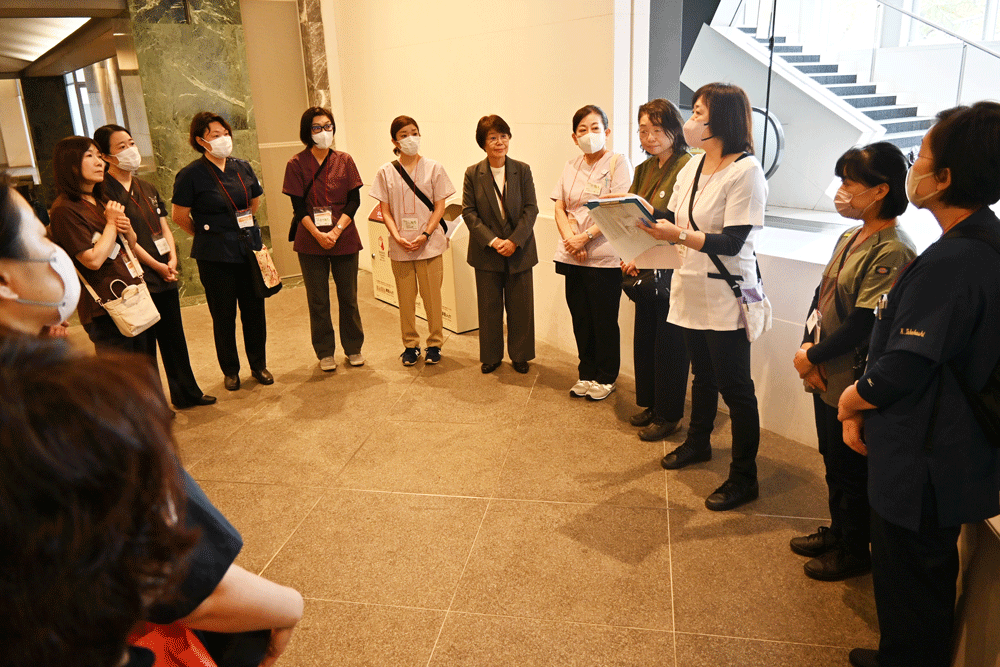 交流集会前のミーティング。役割分担や段取りを最終確認する